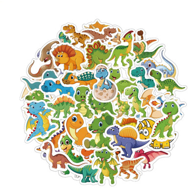 100 Bonitas Pegatinas Con Forma De Bebé Dinosaurio Para Cuad