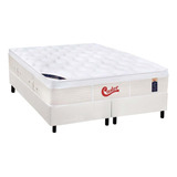 Cama Box Queen: Colchão Molas Castor Pocket Gold Star Vitage