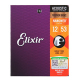 Cuerdas Guitarra Acustica 12-53 Elixir 16052