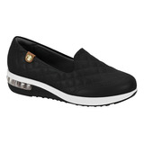 Tenis Feminino Modare Slip On Calce Facil Napa Sola Gel 