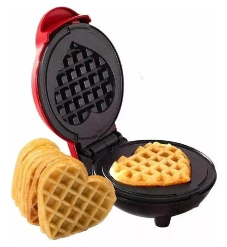 Mini Waflera Corazon Wafleras Reposteria Maquina Waflera