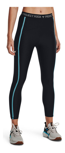 Calza Training Ua Project Rock Heatgear® Negro Mujer