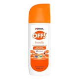 Repelente Mosquitos Dengue Off Family Naranja Spray Nuevo