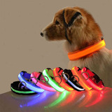 Collar Con Iluminación Led Para Mascotas Perros Seguridad