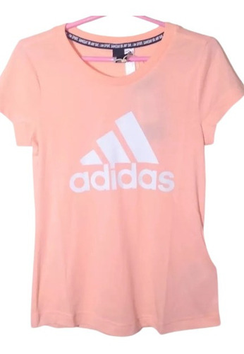 Remera adidas Niña Talle 14 Clásica Original Rosa