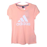 Remera adidas Niña Talle 14 Clásica Original Rosa