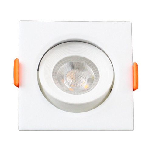 Kit 10 Spot Super Led Smd Embutir Dicroica Sanca 3w