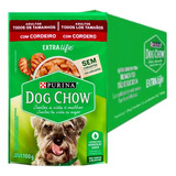 Caixa 15 Sachês 100g Ração Úmida Cachorro Dog Chow Cordeiro