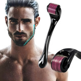 Dermaroller Facial Barba 0.5 Mm Titanio Regenera Colágeno