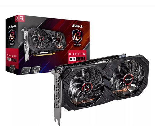 Placa De Video Biostar Rx560 4gb Gddr5 2 Fan Cooler