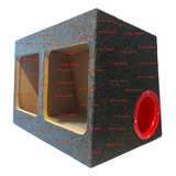 Cajón Cuadrado Doble Para Subwoofer 12 PuLG Kicker L7 Premiu