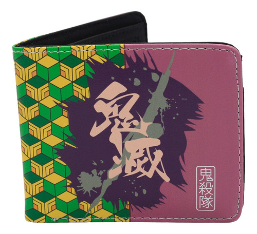 Cartera Giyu Letras - Demon Slayer Anime Kimetsu No Yaiba