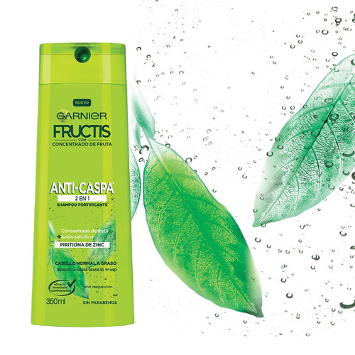 Shampoo Anticaspa 2 En 1 Fructis