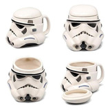 Mug Star Wars Ceramica Bebidas Storm Trooper Blanco 