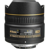 Lente Nikon Af Nikkor Dx 10.5 Mm F / 2.8 G Ed Fish Eye Dx