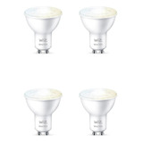 Lampara Led Wiz Wifi Luz Calido/fria 4.9w Gu10 X4 Unidades