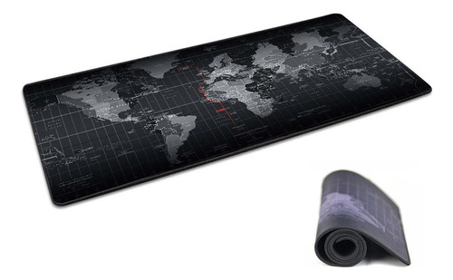 Mousepad Gameing Mapa Do Mundo 90x40 Cm X