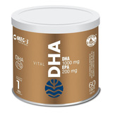 Suplemento Ômega 3 Vital Dha De 1000mg Epa 200mg 60cap Meg3 Sabor Sem Sabor