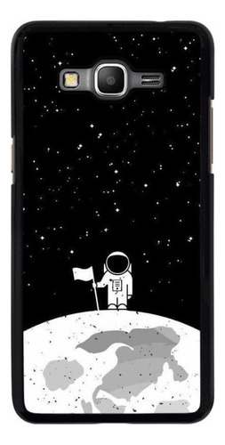 Funda Para Samsung Galaxy Astronauta Luna Blanca Espacio N