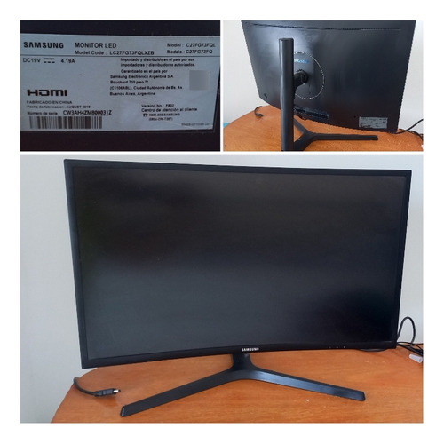 Monitor Curvo 27  Samsung Modelo Lc27fg73fql