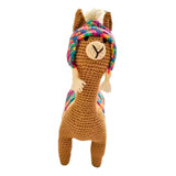 Llama Amigurumi Tejido Al Crochet Juguete Sensorial De Apego