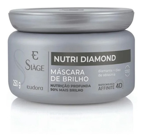 Eudora Siàge Máscara Nutritiva Nutri Diamond 250g