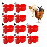 10 Tazas Para Bebidas Para Aves De Corral, Pollo, Paloma, Co