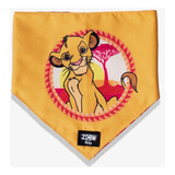 Bandana Pet Simba Rei Leão Zona Criativa Tamanho P