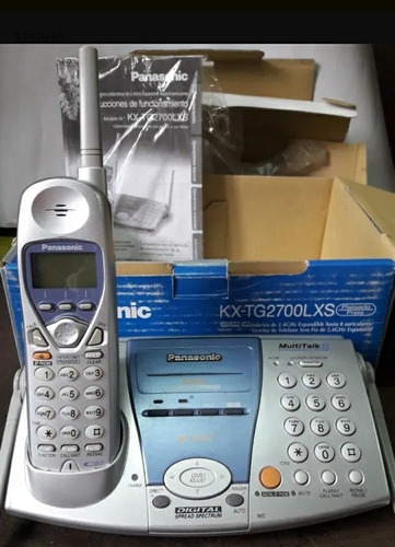 Teléfono Panasonic Kx-tg2700lxs Con Accesorios En Caja