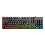 Teclado Mecánico Gamemax Kg901 Rainbow Blue Switch