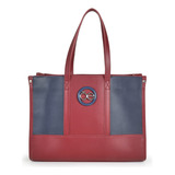 Bolsa Tote Cloe Atemporal Color Azul Marino