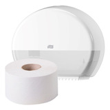 Dispensador Papel Higiénico En Rollo Tork + Carga Gratis