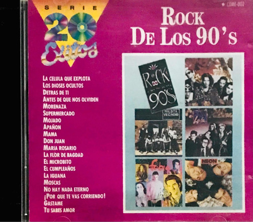 Rock De Los 90s, La Serie De Los 20 Exitos Cd Seminuevo