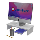 Base Para Monitor De Escritorio Madera Bookstore