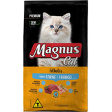 Magnus Cat Premium Gatos Filhotes Carne E Frango 10,1kg