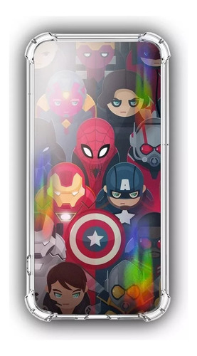 Carcasa Sticker Avengers D4 Para Todos Los Modelos Motorola