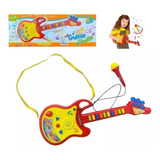 Guitarra Musical Con Microfono Karaoke Juguete