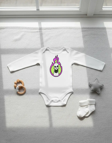 Playera De Bebé, Mameluco, Pañalero Halloween Puro Hueso Ml
