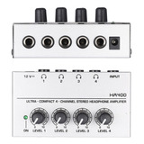 Mini Amplificador De Ha400 Ultracompacto 4 Canales