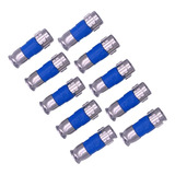 Conector Compressão Rg6 Coaxial Profissional Kit 10pçs