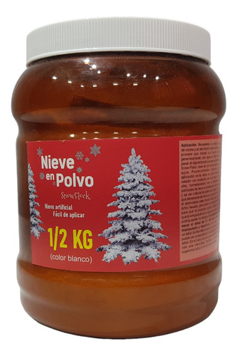 Sno-flock  500 Gr Nieve Artificial Para Arboles Blanco