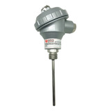 Sensor Pt100 Cabeçote Grande Haste 200mm Rosca 1/2 Inox