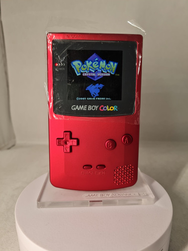 Gameboy Color Deluxe Rojo Escarlata Con Pantalla Ips 