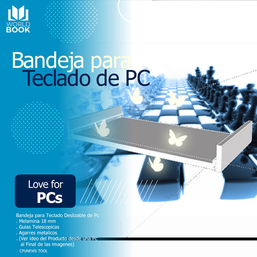  Bandeja Deslizable Para Teclado De Pc