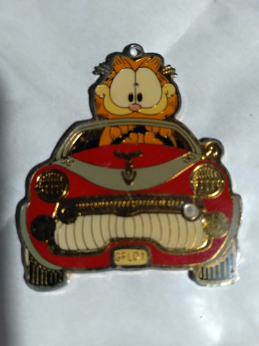 Garfield En Auto-colgante Dije-retro-alto 5,5 Cm-(1995)-unic