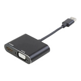 Cabo Adaptador Usb 3.0 Para Hdmi Vga Video Audio 1080p