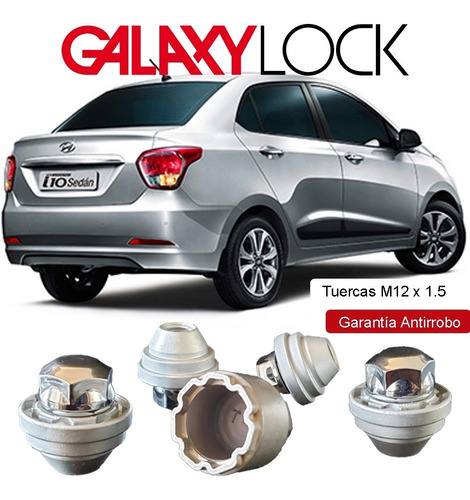 Galaxylock Localizador Gps Birlos De Seguridad 12 X 1.5  Hyu