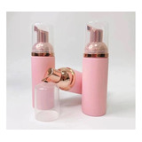 Frasco Pump Fazer Espuma E Higienização Facial Rosa Gold