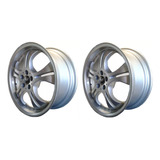 Kit 2 Llantas Aleacion Deportiva Fujibond K-241 R17 5x100