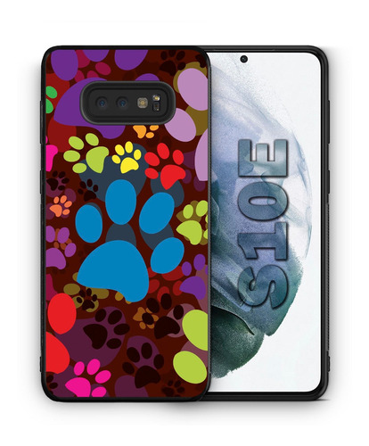 Funda Galaxy S20 Ultra S20p S10 S9 Note 10 9 8 Huellas Perro